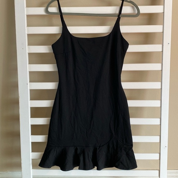 NWOT Princess Polly Kiribati Mini Black Spaghetti Strap Dress Size 6 - Picture 5 of 14